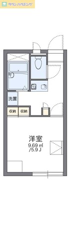 レオパレスＱＢＥの物件間取画像